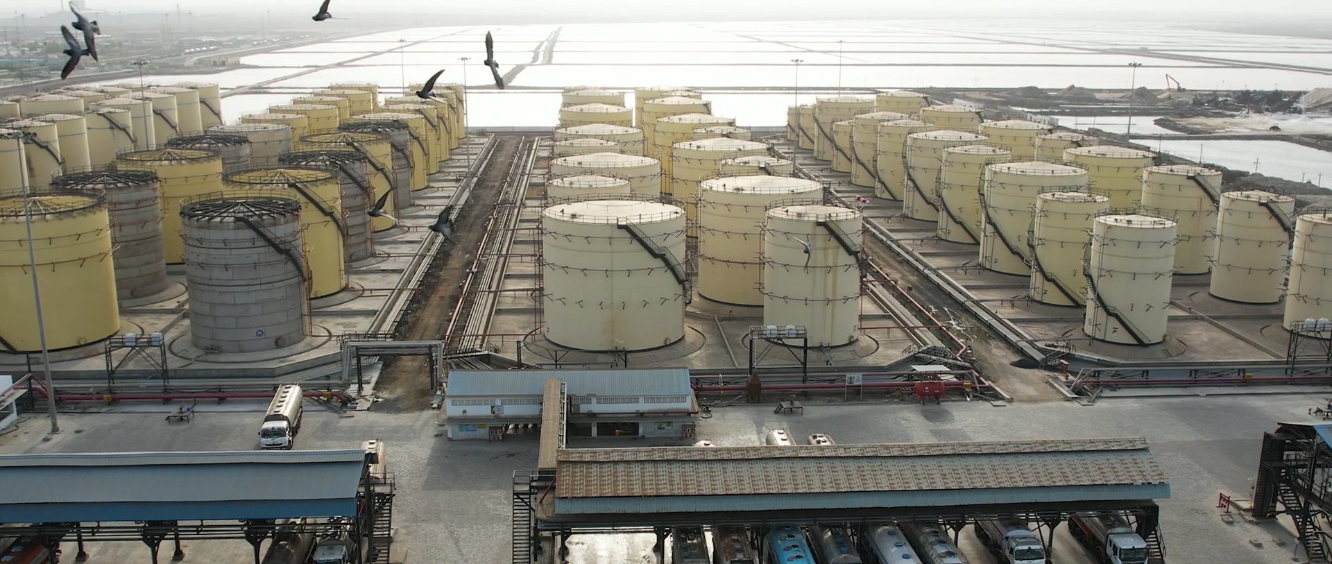 Tank farm at Deendayal Port Authority